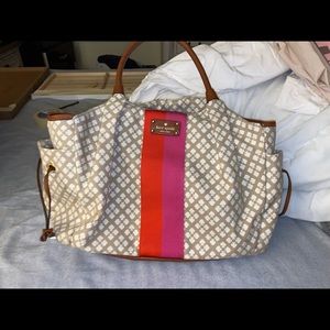 Kate spade diaper bag in perfect condition. Changing pad included.